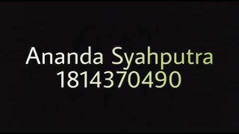 Cara membuat aplikasi CRUD menggunakan android studio by ananda syahputra (1814370490)