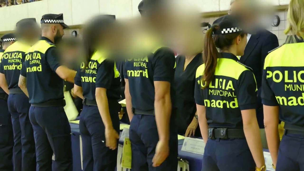 Primera promoción de policías locales de Madrid en Ávila