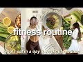 What i eat  my workout routine  how i stay fit healthy meal ideas  halara haul