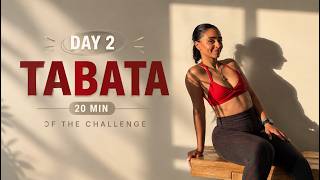 20 Min Tabata All Standing Workout No Equipment, No Repeat