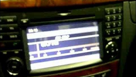 2009 E Class Backup Camera Install