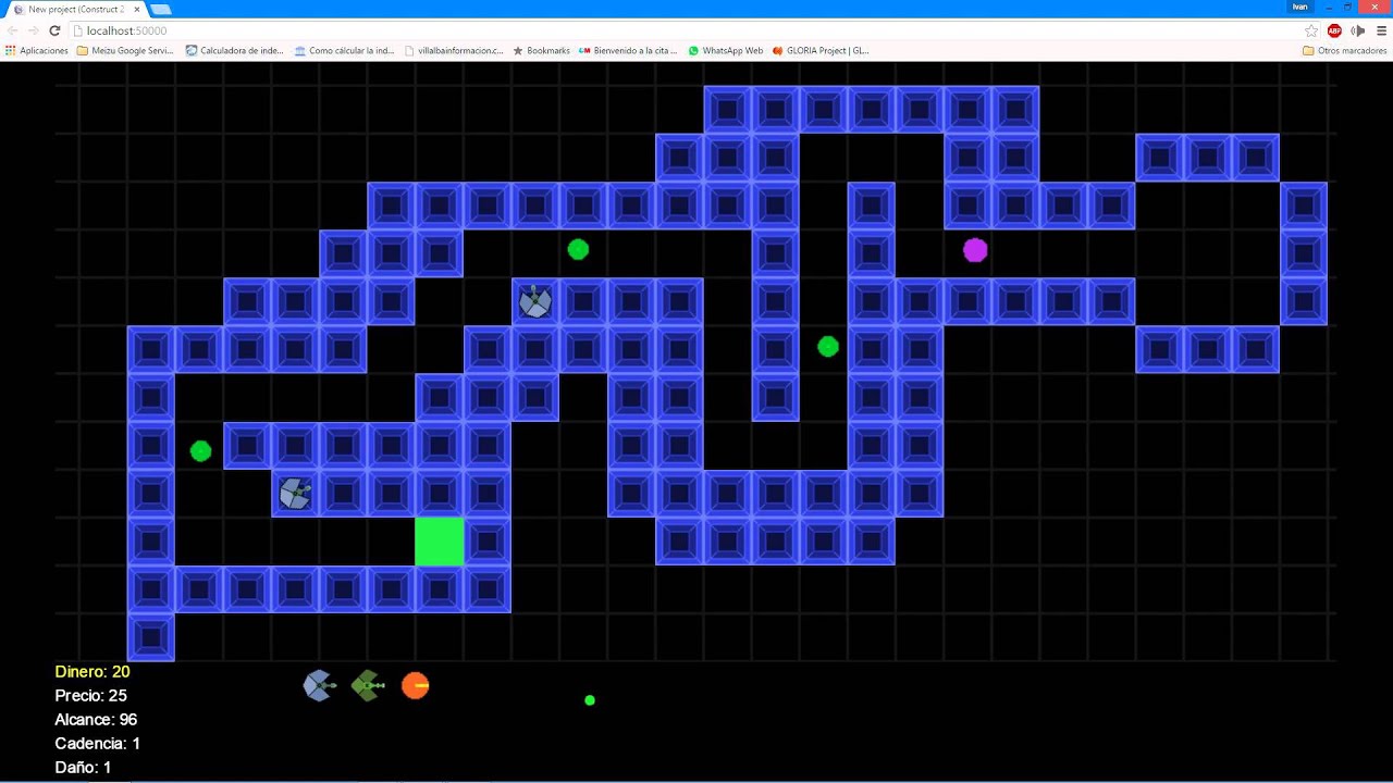 Tower Defense en Construct 2 para Chrome - YouTube