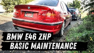 E46 BMW 330i ZHP Basic Maintenance Oil Change