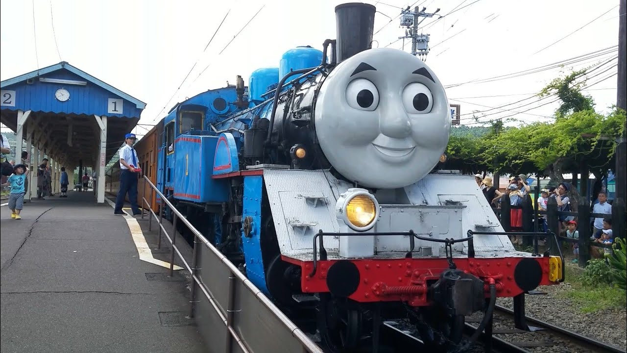 大井川鐵道 きかんしゃトーマス号 新金谷駅発車