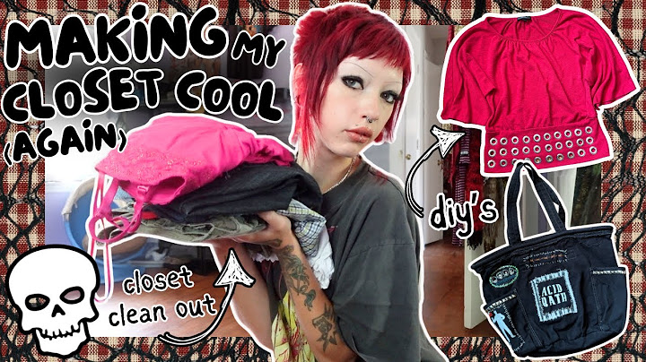 MAKING MY CLOSET COOL AGAIN| UPCYCLING OLD CLOTHES & CLOSET CLEAN OUT