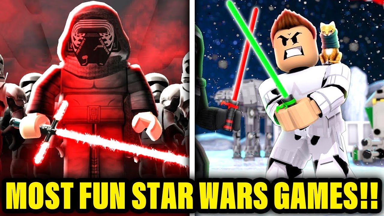 Top 10 Most Fun Roblox STAR WARS Games 2022 YouTube 