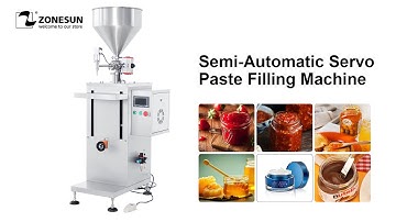 How To Use Semi-automatic Servo Motor Paste Filling Machine