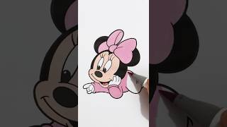 Coloring Baby Minnie Mouse🎀