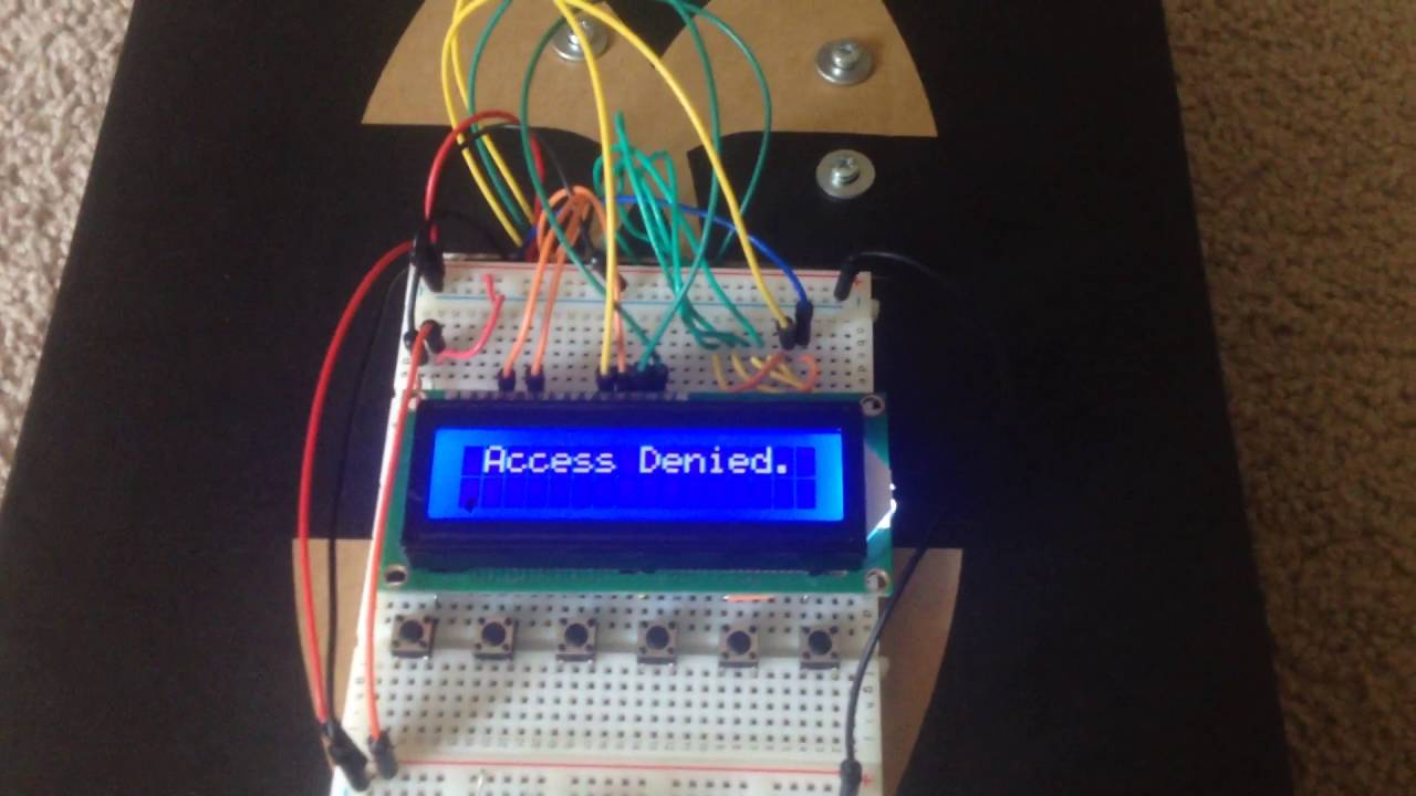 Electronic Safe using Arduino Uno - YouTube