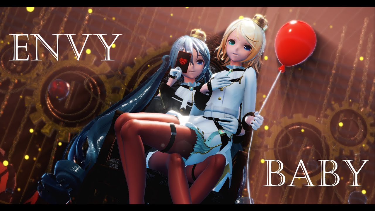 【MMD】 エンヴィーベイビー | Enby Baby (JAP/ENG/RUS sub) 【60 FPS】