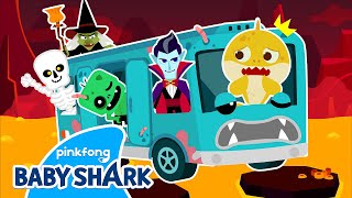 Baby Shark's Halloween Wheels on the Bus | Bus Play | Baby Shark Official