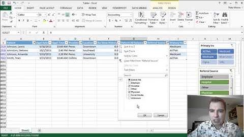 Excel Video 386 Excel 2013 Table Slicers Part 1