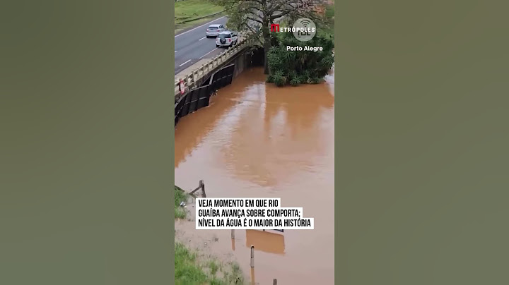 Veja momento em que rio Guaíba avança sobre comporta; nível da água é o maior da história