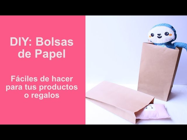 Cómo hacer tu bolsita de papel para envolver un regalo #tutorialbolsas