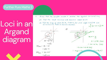 Loci in an Argand Diagram (Edexcel IAL FP2 4.1)