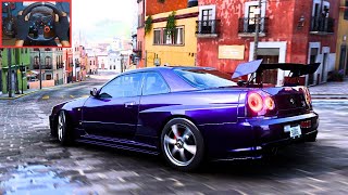 1270HP Nissan Skyline GTR VSpec II Forza Horizon 5 | Logitech G29 Steering Wheel Gameplay