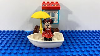 How To Build Lego Duplo Mickeys Boat Roadster Racers | Lego Empire Disney Duplo Build & Play