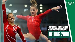 Shawn Johnson’s incredible beam performance at the Beijing 2008 Olympics!