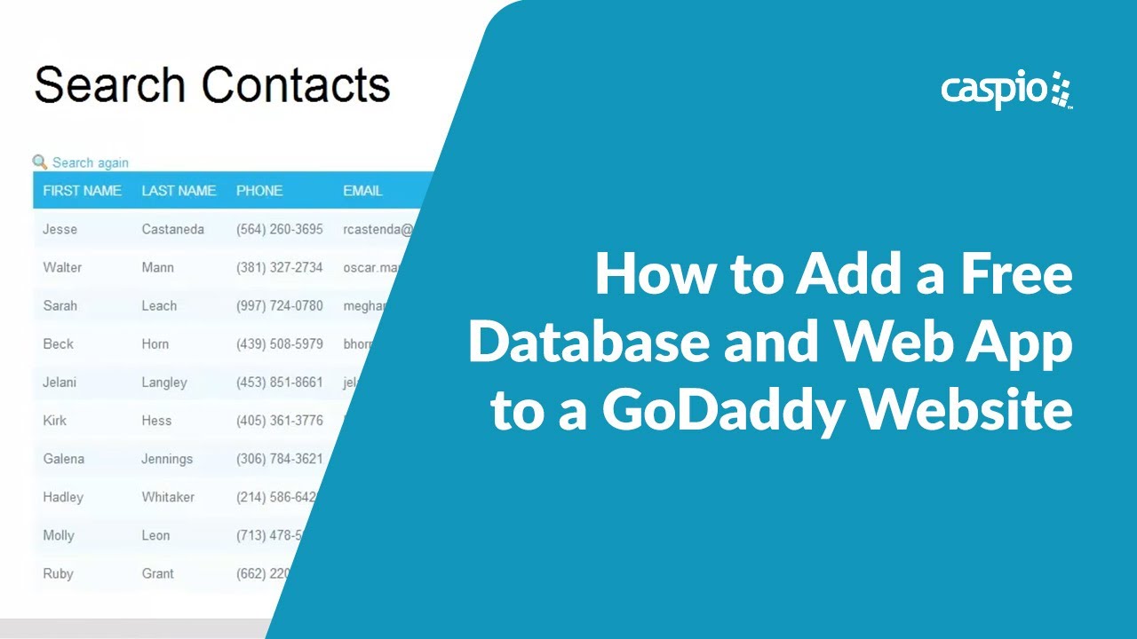 Adding A Free Database And Web App To A GoDaddy Website YouTube adding-a-free-database-and-web-app-to-a-godaddy-website-youtube