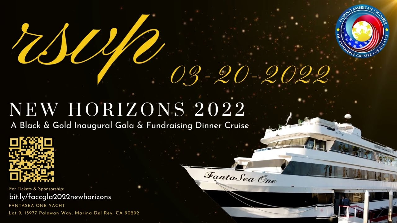 New Horizons 2022 Black and Gold Inaugural Gala & Fundraising Dinner Cruise Teaser Video