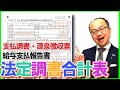 法定調書合計表・支払調書・源泉徴収票・給与支払報告書の関係と仕組みの解説！