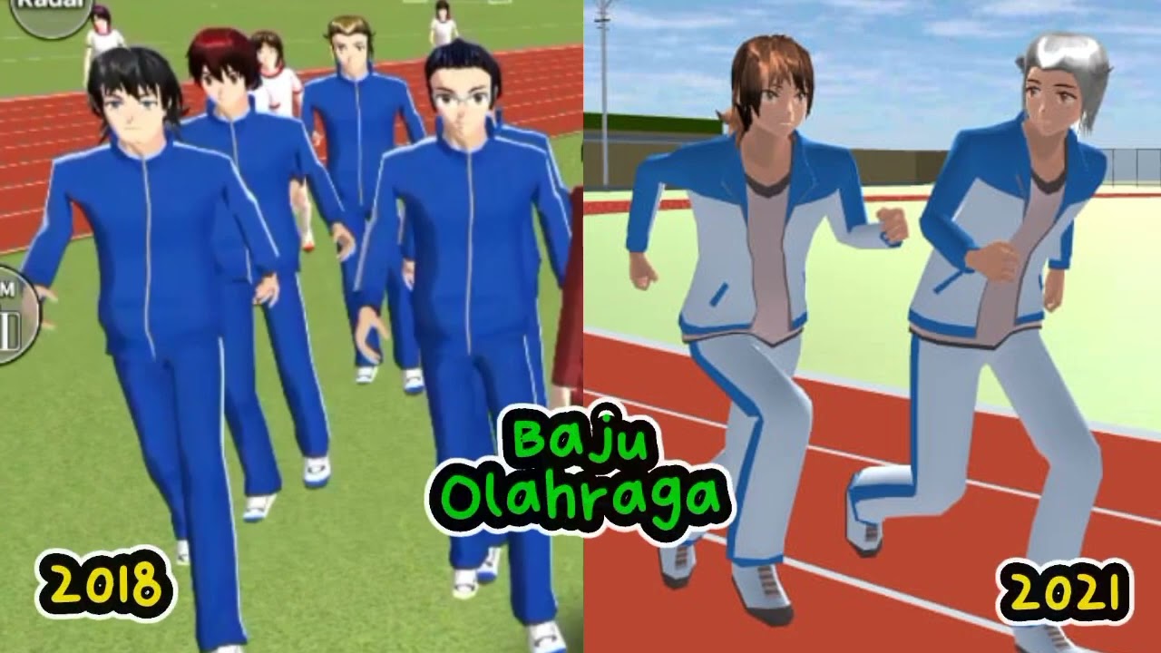 REVOLUSI GAME SAKURA SCHOOL SIMULATOR 2018 Vs 2021 - Old Version 🆚 New Version 🤗🌸 #part6