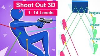 Shootout 3D  1-14 Levels Android/iOS Gameplay screenshot 5