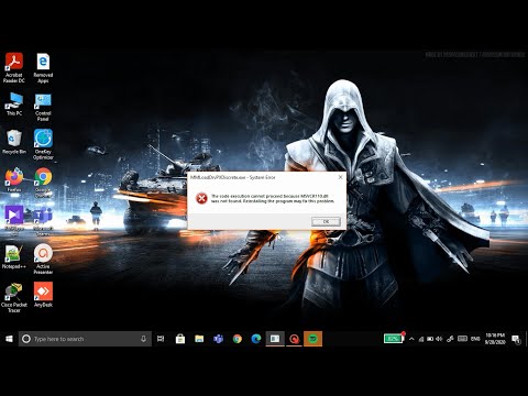 How to fix MSVCR110.dll was not found/missing in Windows 10| MSVCR110.dll is Missing