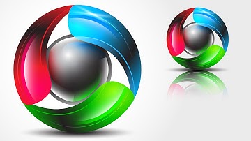 How to create 3D Logo Design in Adobe Illustrator CS6 | HD | TRI2