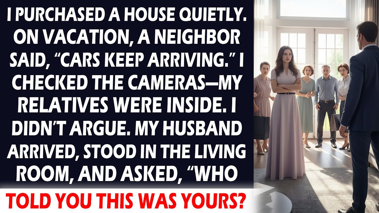 My Relatives Moved Into My Home, Then My Husband Walked In and Changed Everything