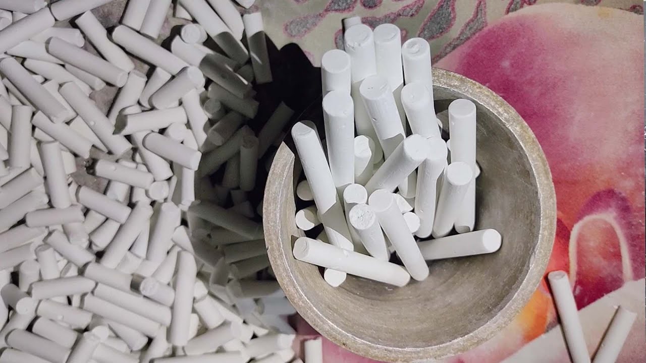 Most satisfying Chalk crush 🤤💥🤩 ASMR satisfying crushing chalk 