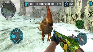 Real Dino Hunter Fps Shooter Android ios Gameplay - Dinosaur game - Dinosaur Planet Gaming #27