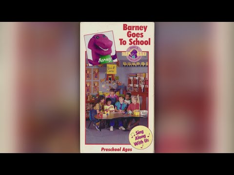 Barney Goes to School (1990) - 1991 VHS