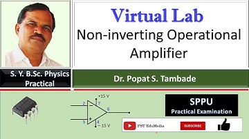 Non inverting op amp | Virtual Lab experiment |BSc Physics | SPPU