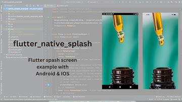flutter_native_splash in Flutter | Splash screen in flutter without white screen