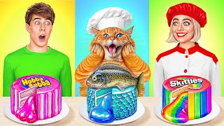 Reto De Cocina Yo vs Abuela con Gato | Momentos Divertidos de Multi DO Smile