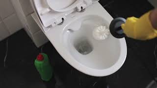 Toilet Bowl Cleaning || Western Toilet Bowl Cleaning ||Learning Life