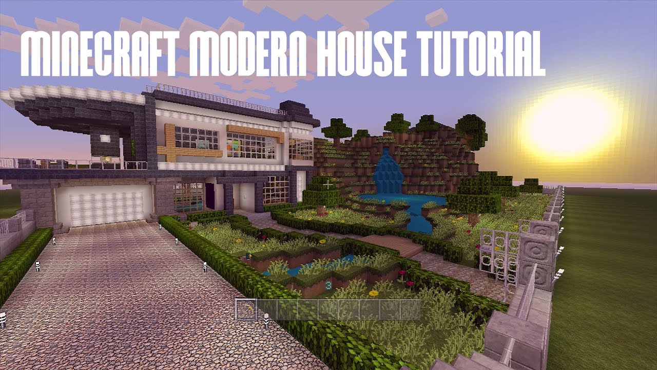 Minecraft Xbox 360 Modern House Tutorial House 1 (4/15) YouTube
