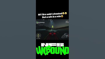 Made him rage quit😂 #gaming #yeat #racing #nfsunbound #nfs #cheat