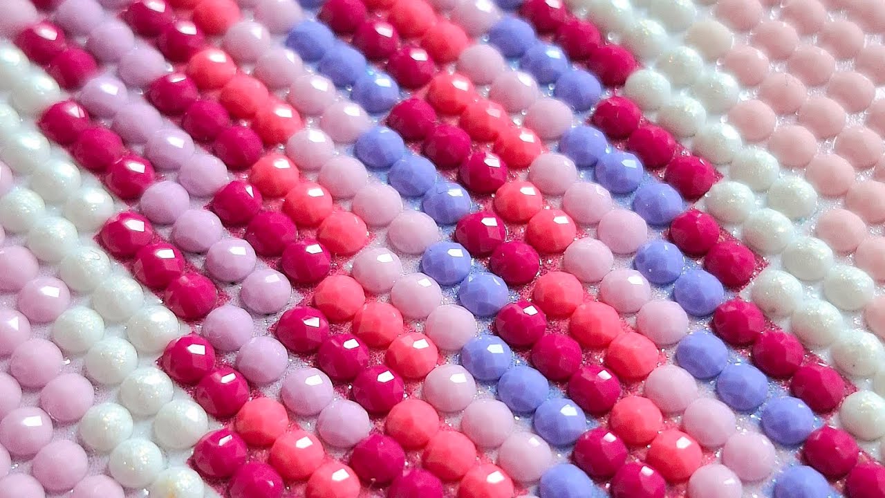 New Diamond Painting Start 🩷 - ASMR Diamond Painting - No Talking - Satisfying & Relaxing - DAC