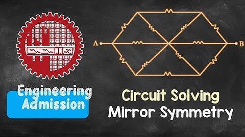Symmetry in Electrical Circuits - Mirror Symmetry || Current Electricity