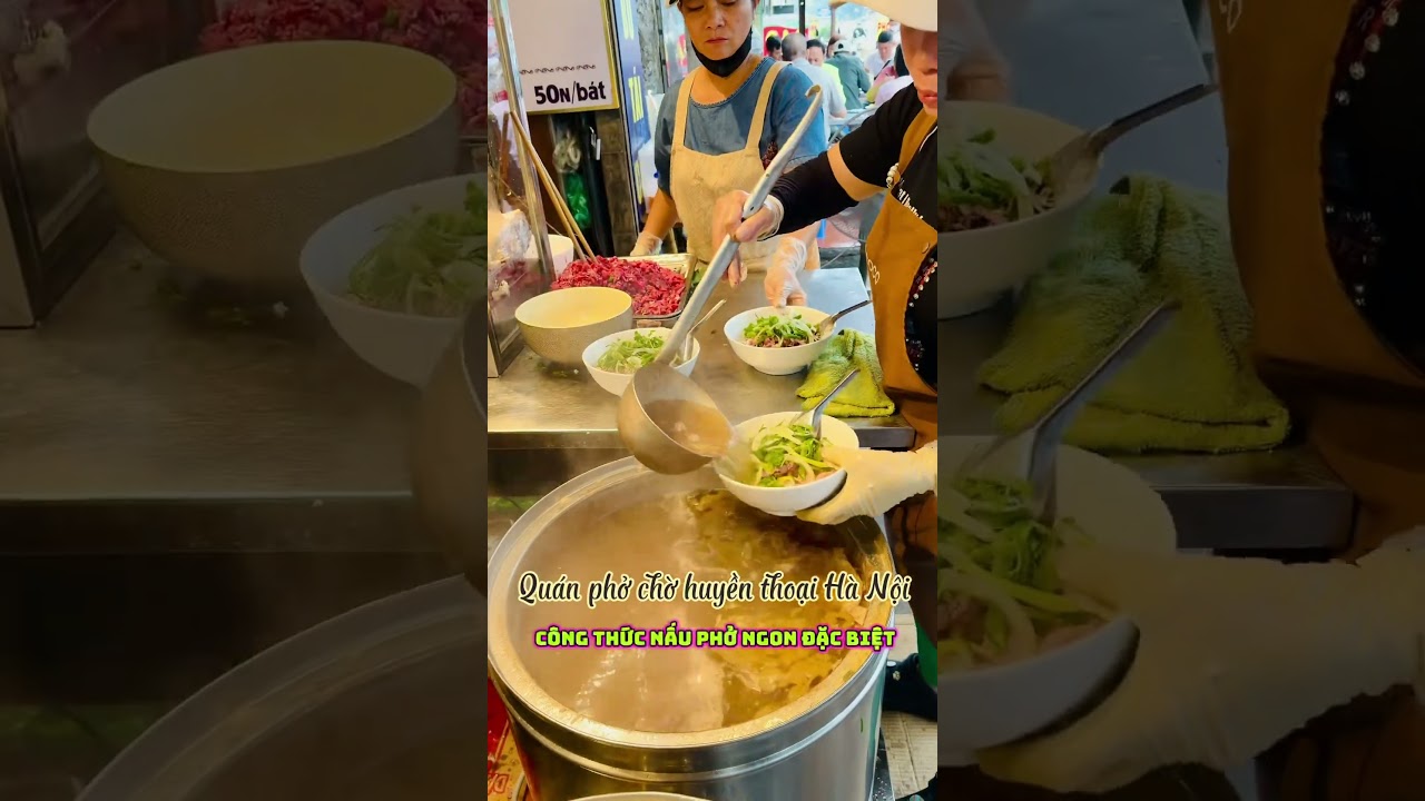 Thầy dạy phở giỏi nhất Hà Nội #shorts