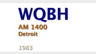 WQBH AM1400 Detroit - Ken Cunningham-Terri Kay - 1983