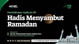 Hadis Menyambut Ramadan