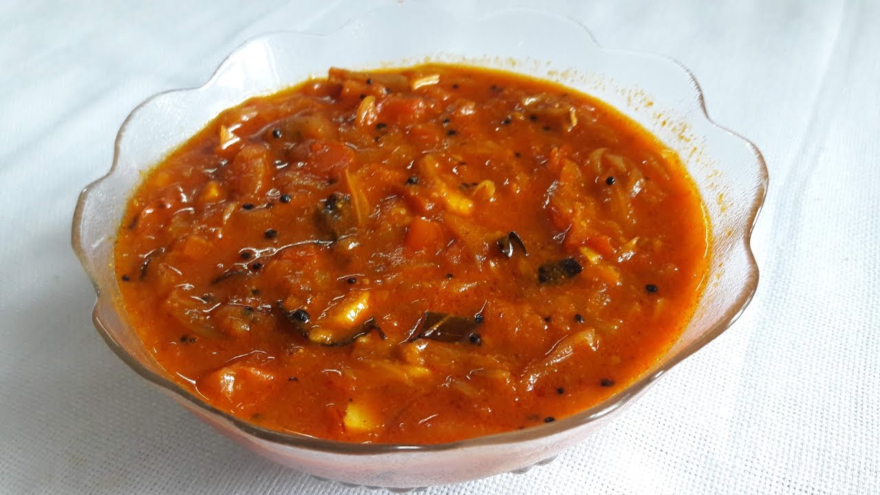 ulli curry/onion tomato curry for chapathi/rice by jaya's recipes YouTube