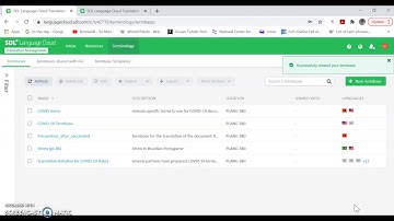 SDL Language Cloud: How to create and update a termbase