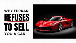 Sports Performance The Ferrari Rule That Makes Billionaires Beg