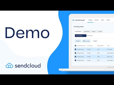 Getting started with Sendcloud | Product Demo