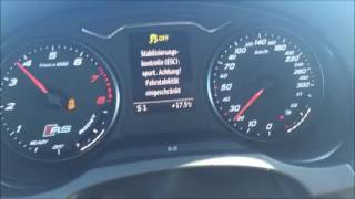 audi rs3 8v stage 1 0 290 km h beschleunigung chip chiptuning dresden