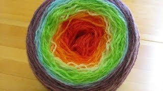 How to Dye Self Striping Yarn: Handpainting a PreKnit Blank with KoolAid